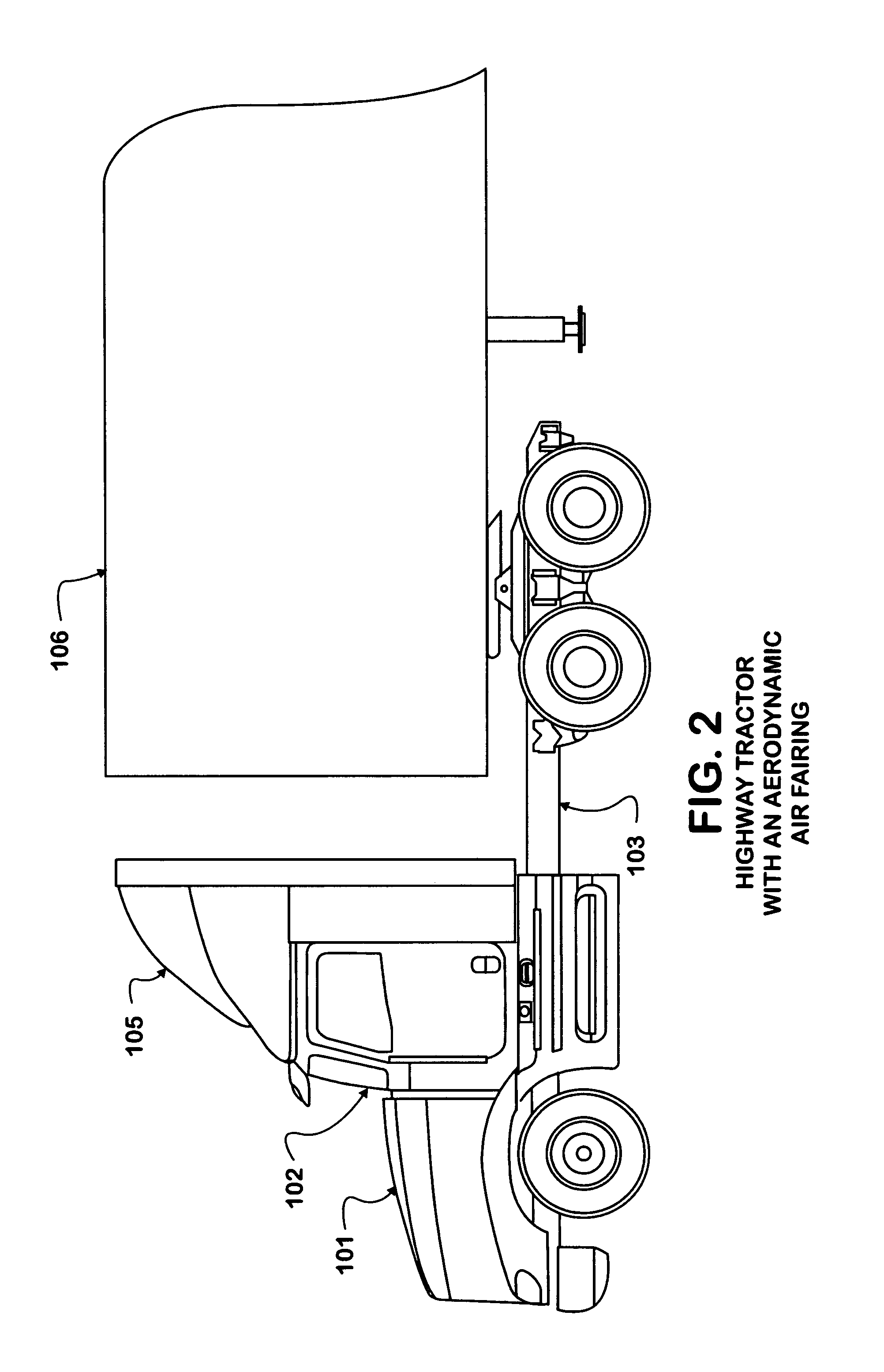 Cab air fairing cargo caddy system