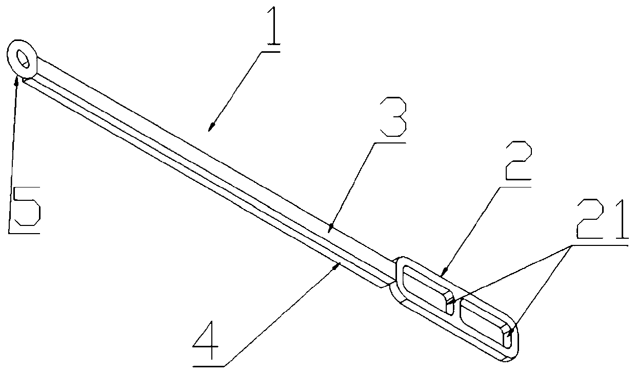 Snake-shaped lower limb skin disinfector