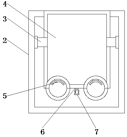 Water-proof vibration damping device for a buried charging pile