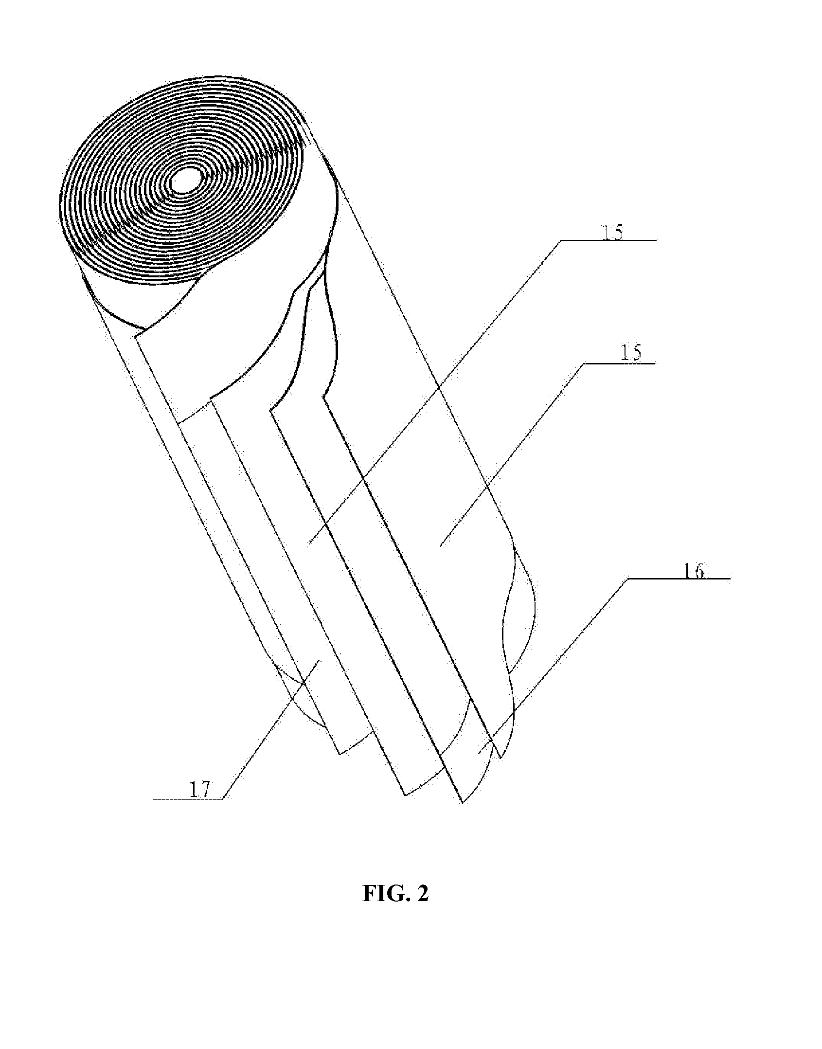 High-capacity Cylindrical Lithium Ion Battery and Production Method Thereof