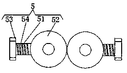 Abrasion-resistant straw crushing robot