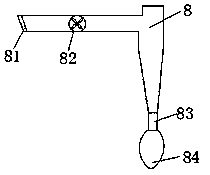 Abrasion-resistant straw crushing robot