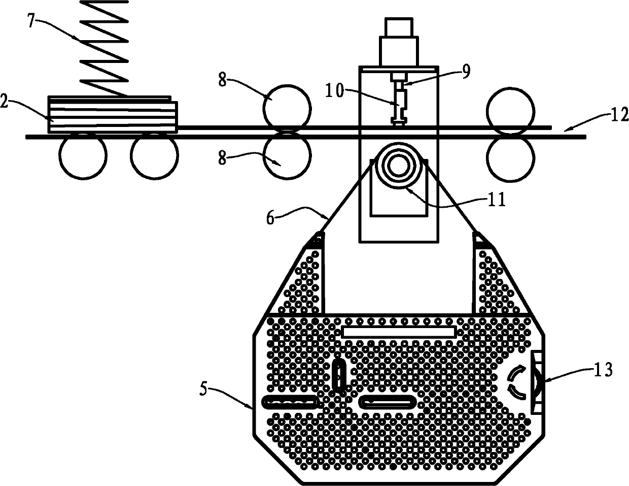 Peening hammer and peening hammer component