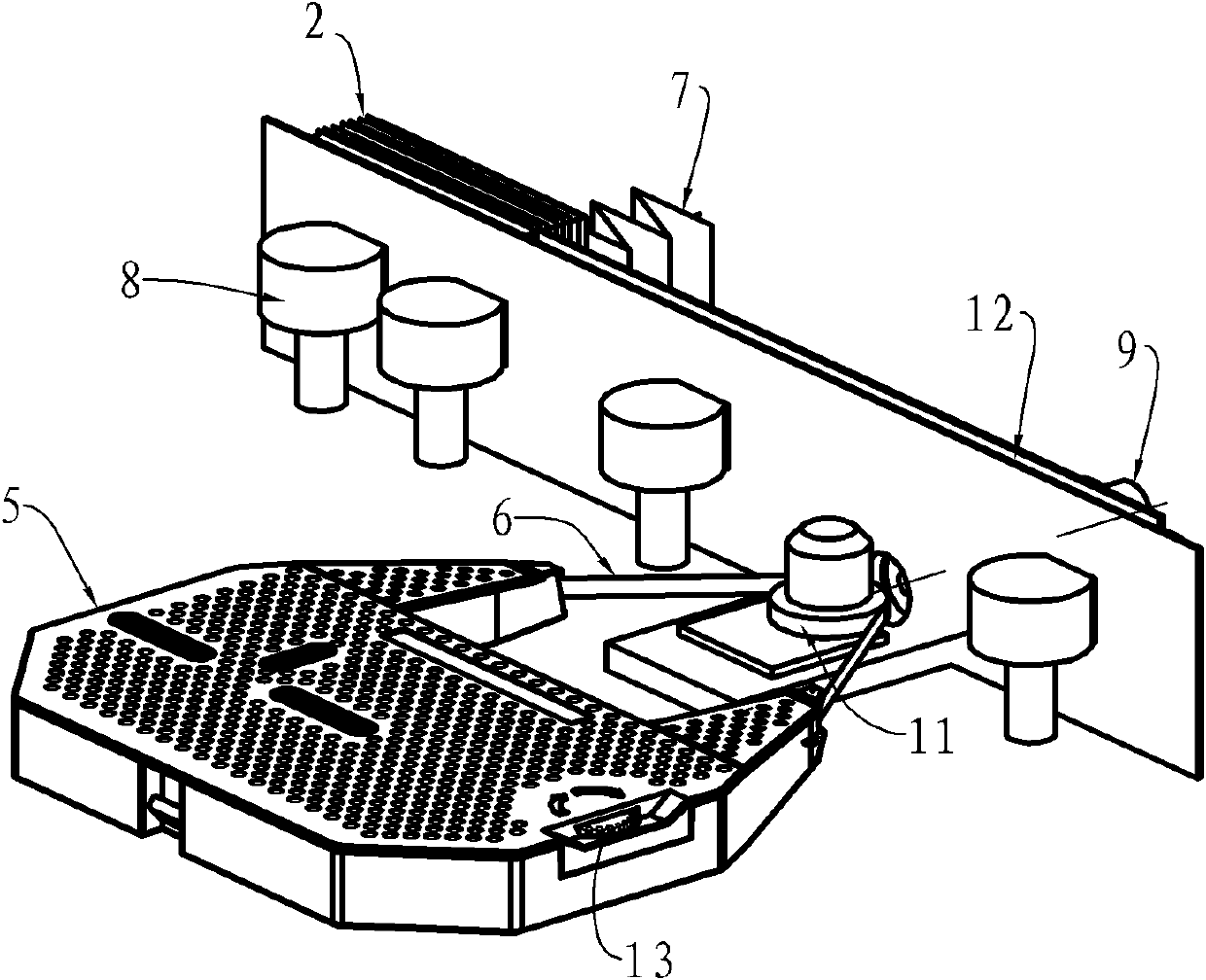 Peening hammer and peening hammer component