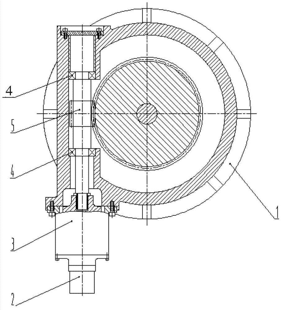 Azimuth transmission device of heliostat