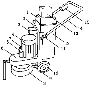 Reciprocating stone grinding machine