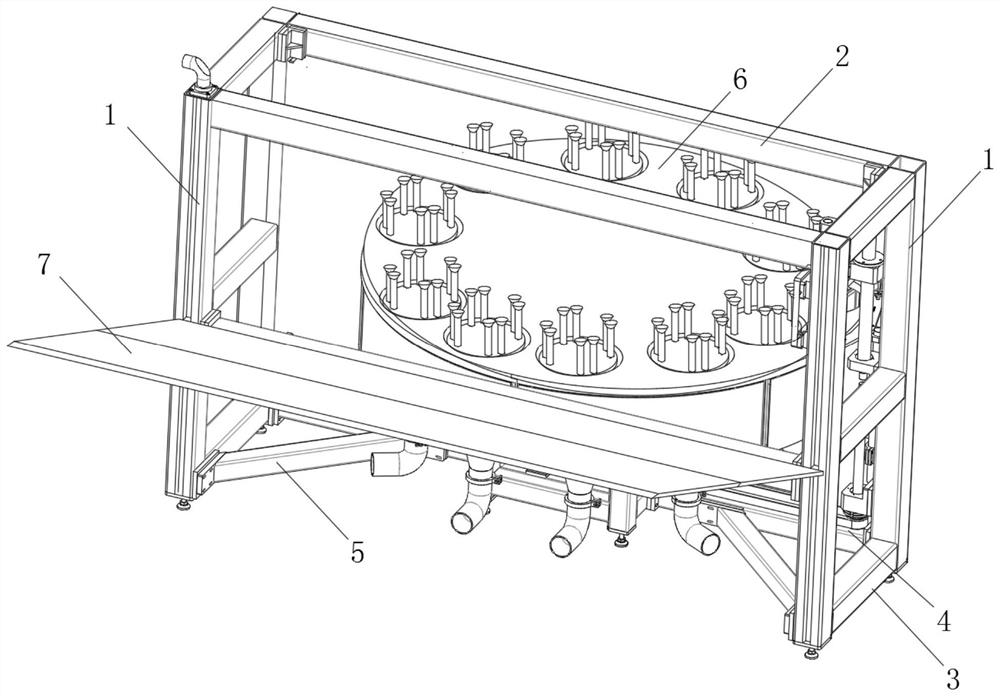 A rainwater collection system for urban roads and its construction method