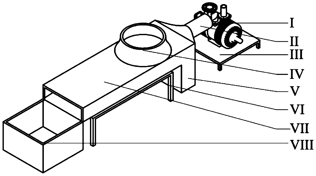 Negative pressure type walnut shell-kernel separating device and method