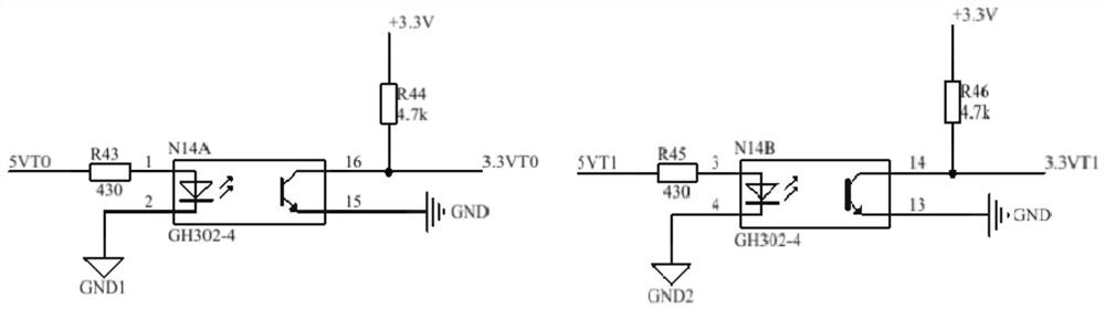 Optocoupler isolation circuit based on GH063L