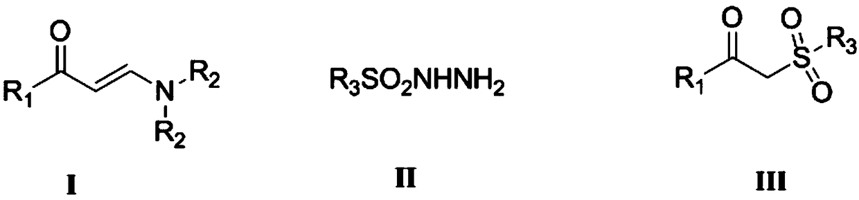 Synthesizing method of beta-keto sulfone compound