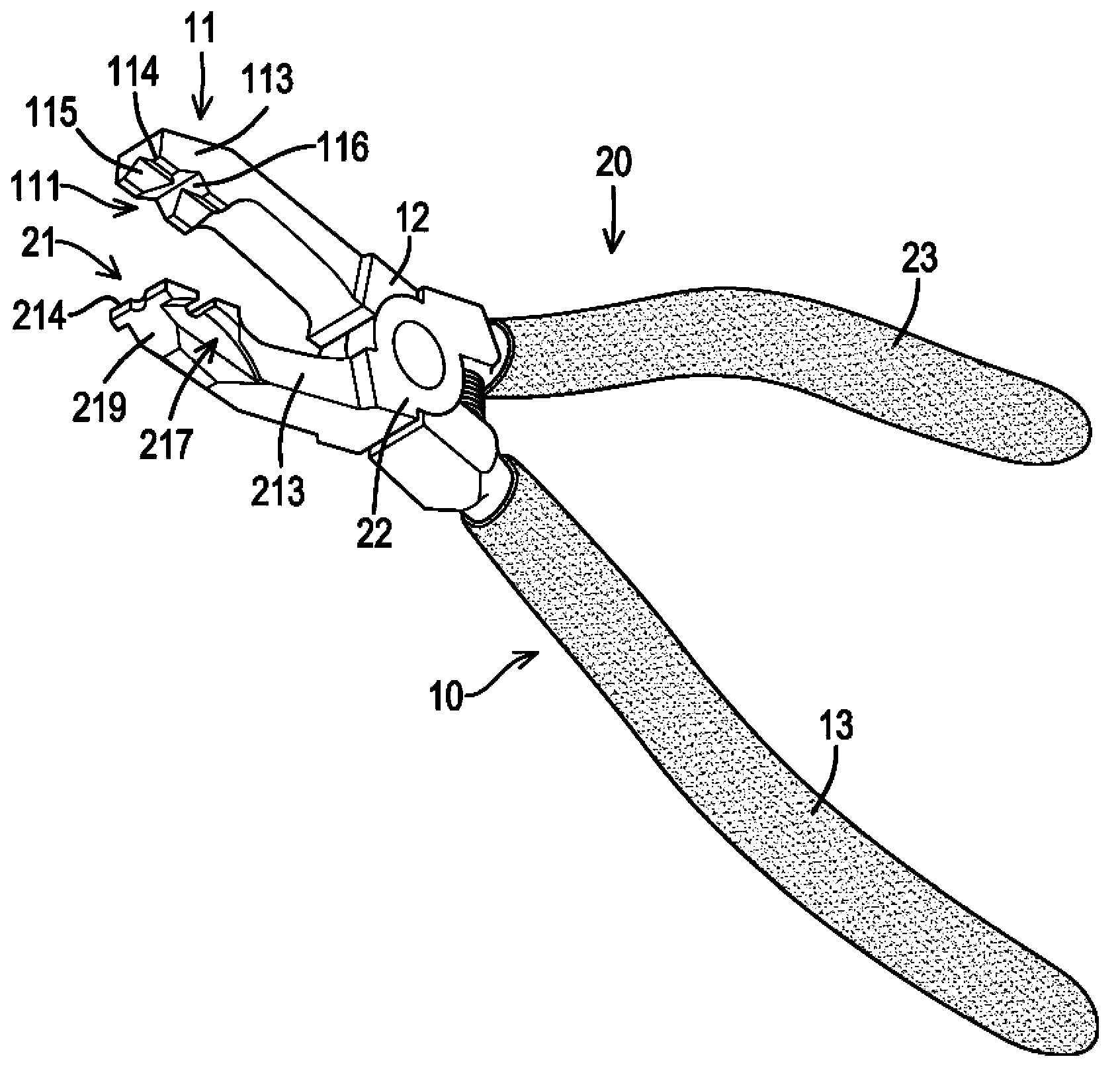Special tong for assembling and disassembling chains