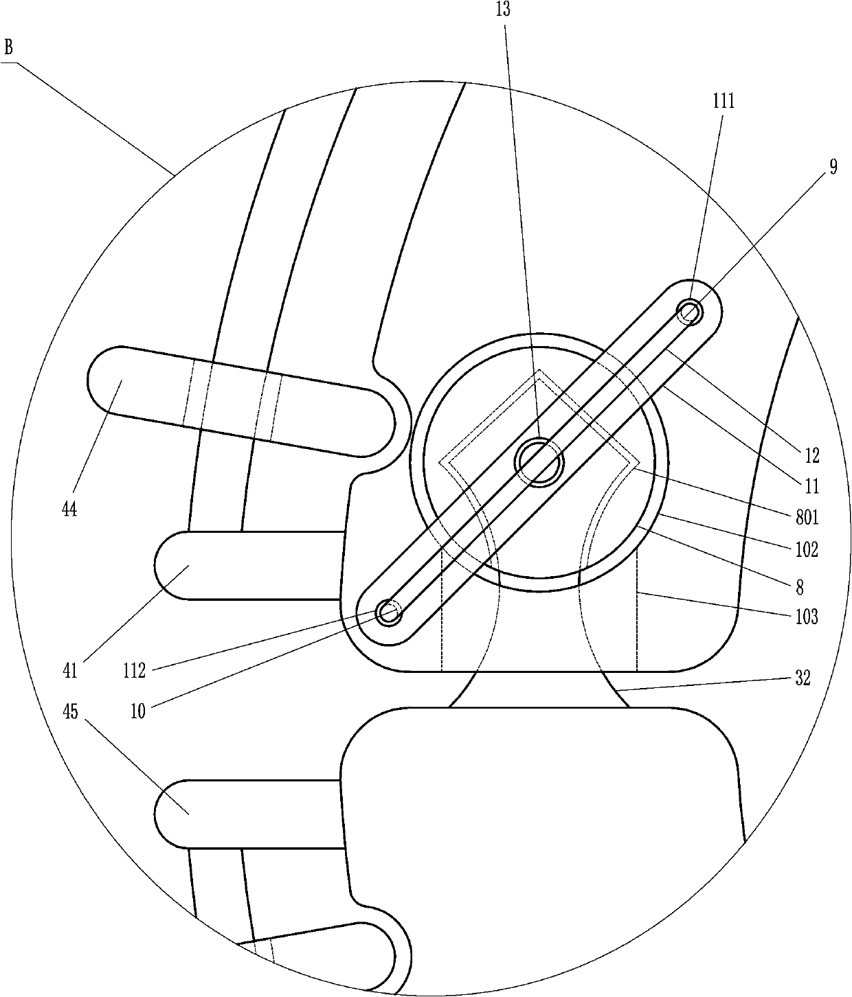 Patient leg massager for medical treatment