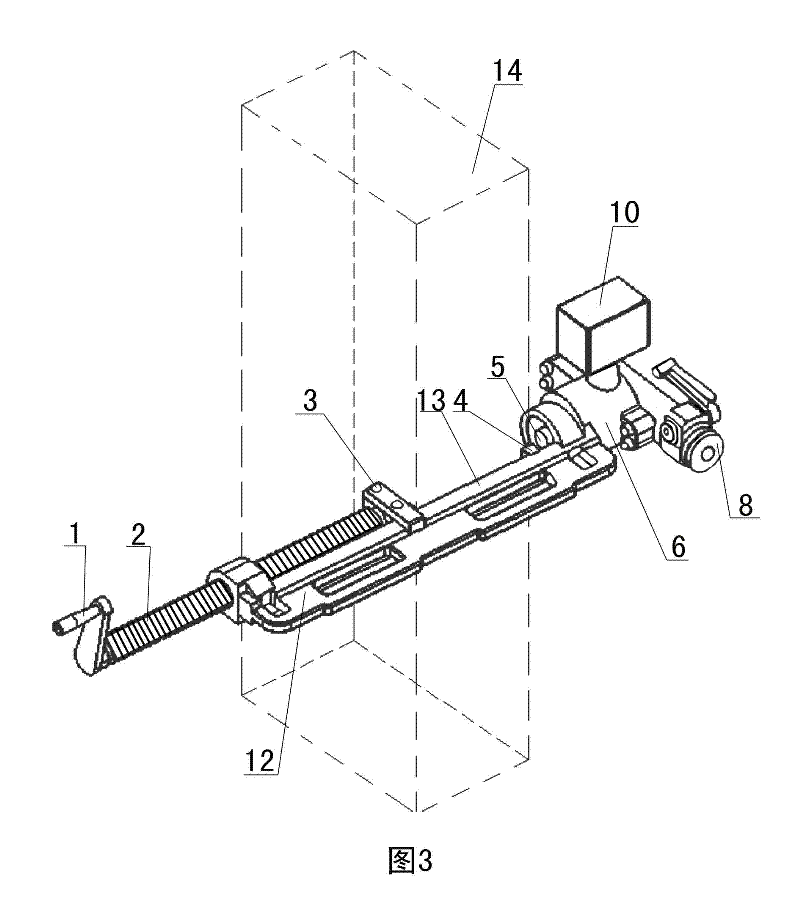 Device and method for detecting compressive strength of concrete through shearing-press method