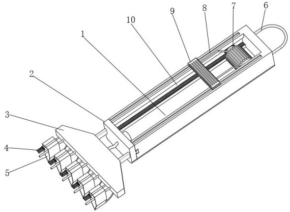 Medicine smearing device for psoriasis treatment