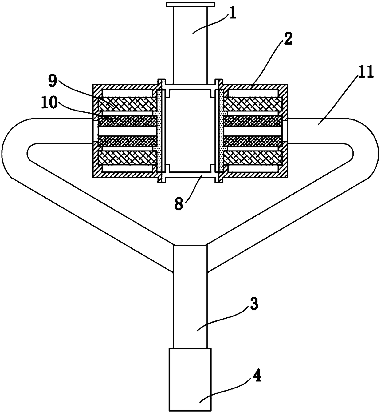 Device capable of improving energy conservation and emission reduction effect of new-energy automobile engine