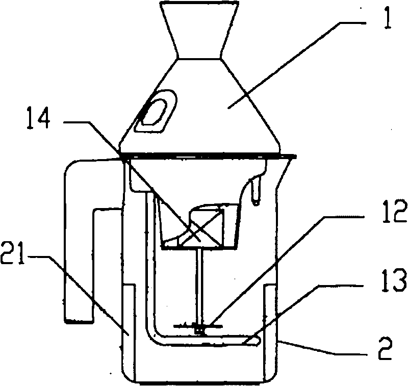 Quick pulping method of soymilk maker