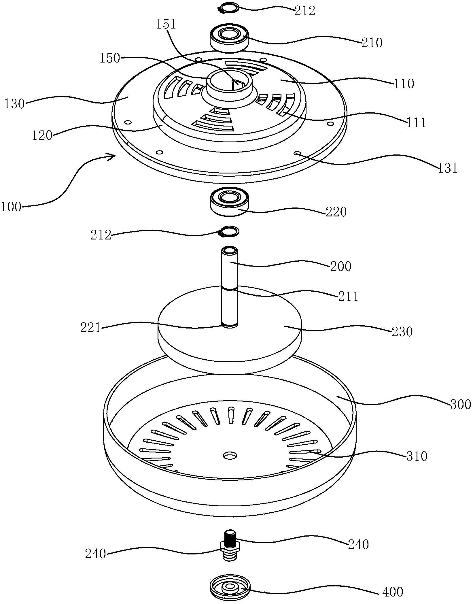 Ceiling fan motor