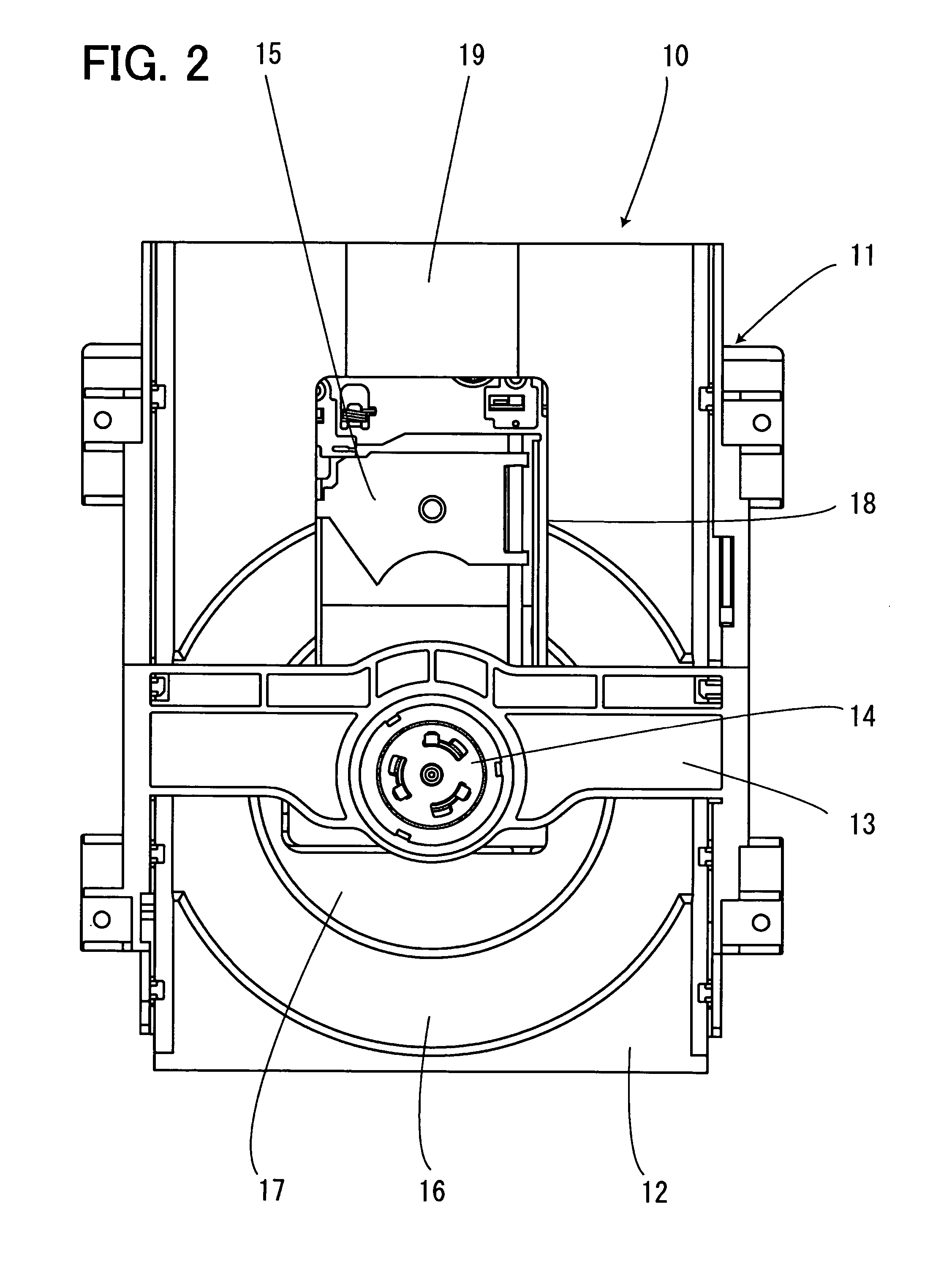 Recording and reproducing unit and information recording and reproducing device incorporating recording and reproducing unit