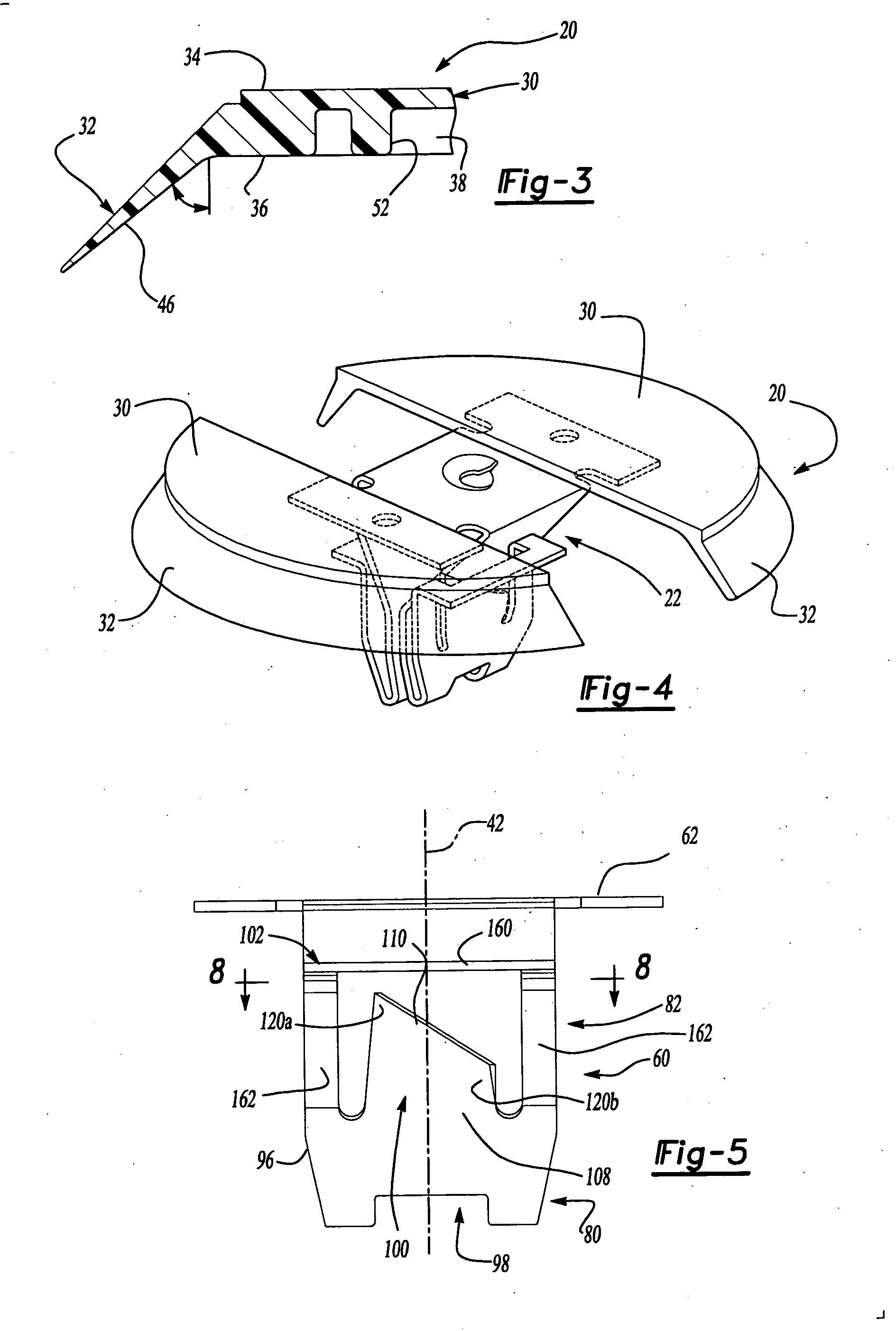 Resilient clip fastener