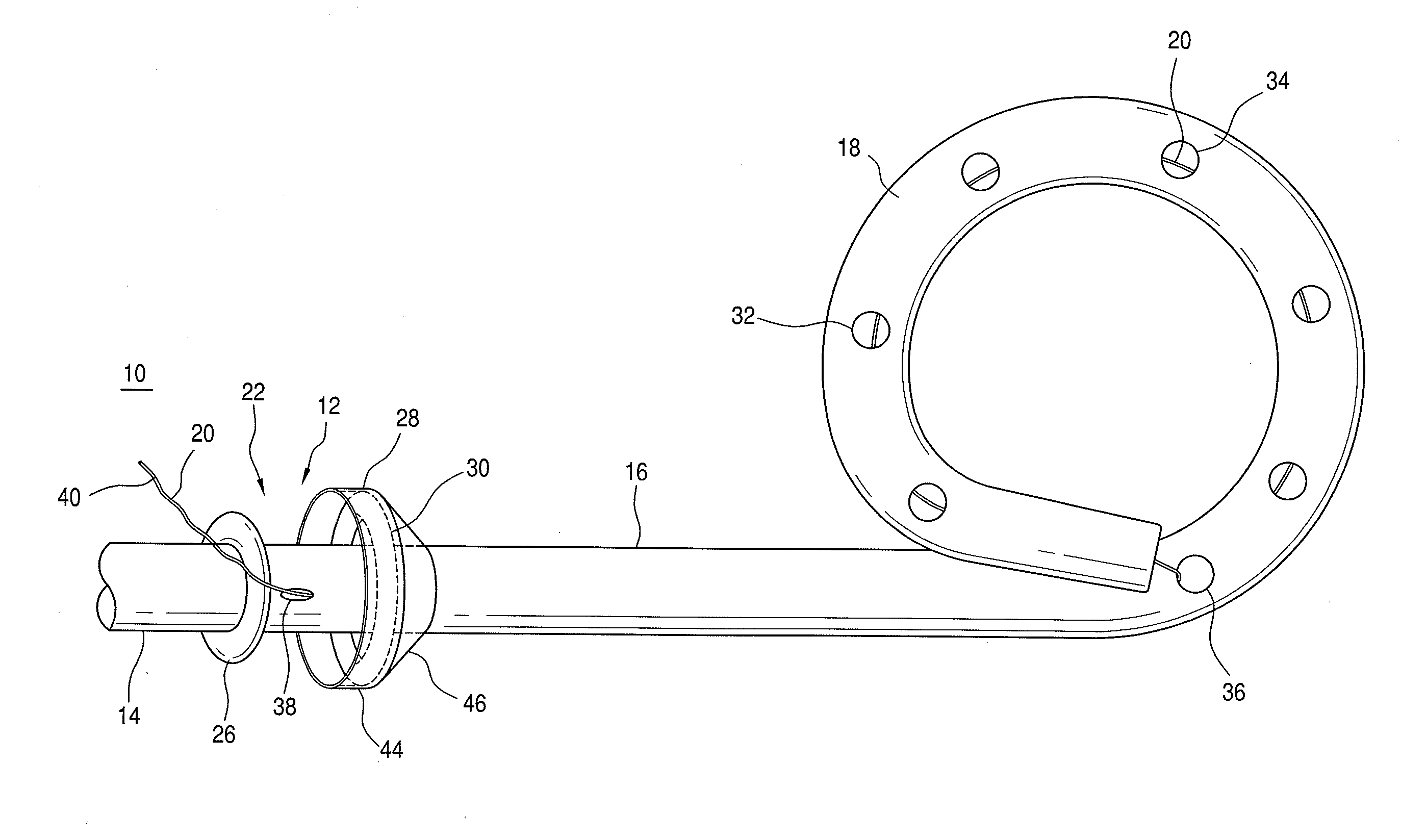 Locking Assembly for a Drainage Catheter