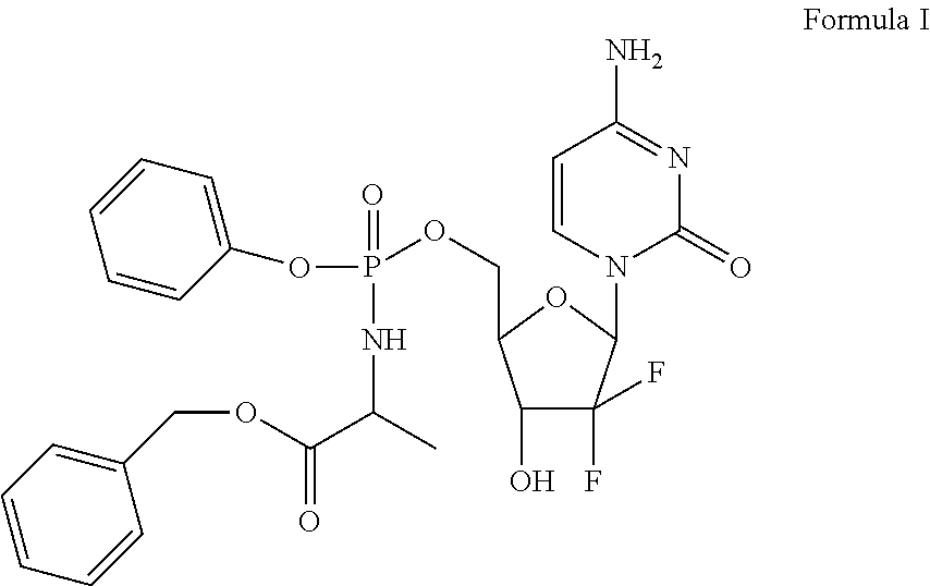 Process for the preparation of gemcitabine-[phenyl(benzoxy-L-alaninyl)] phosphate