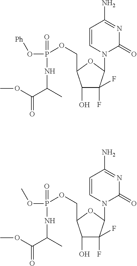 Process for the preparation of gemcitabine-[phenyl(benzoxy-L-alaninyl)] phosphate