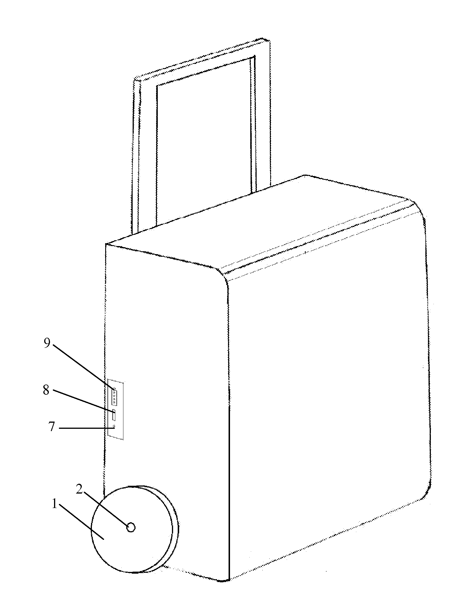 Apparatus For Charging Battery Powered Electronic Devices Using A Rolling Means
