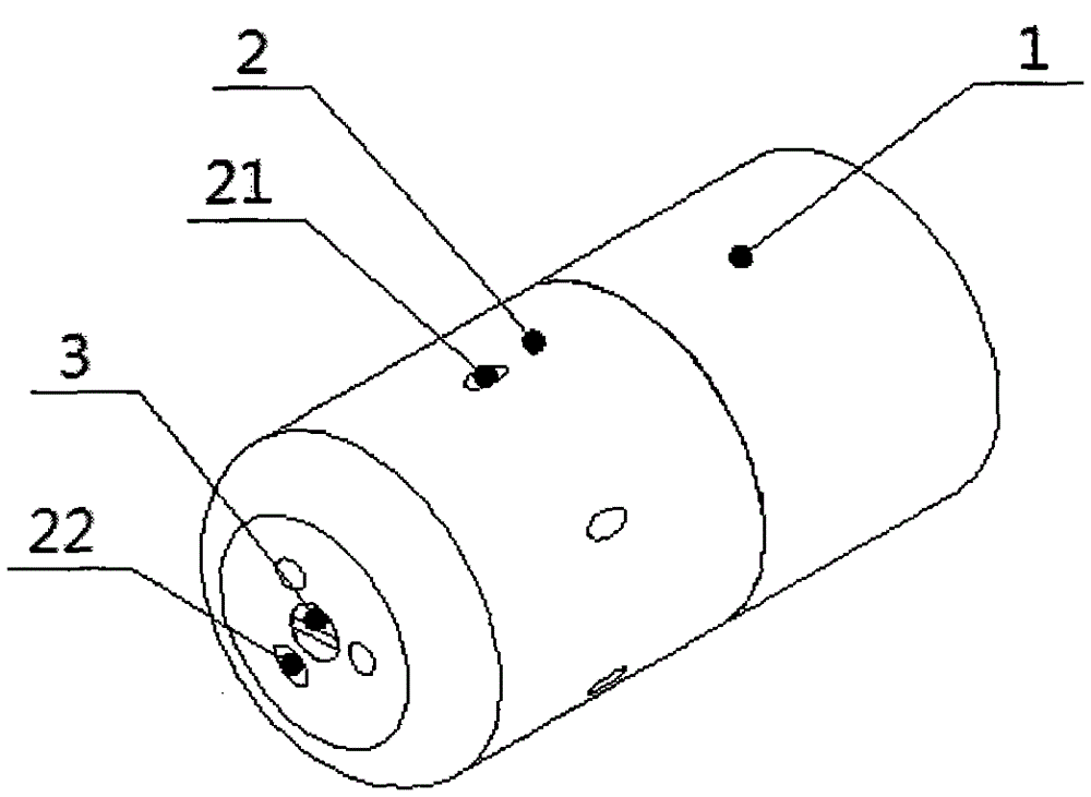 Self-propelled rotary jet multi-hole nozzle
