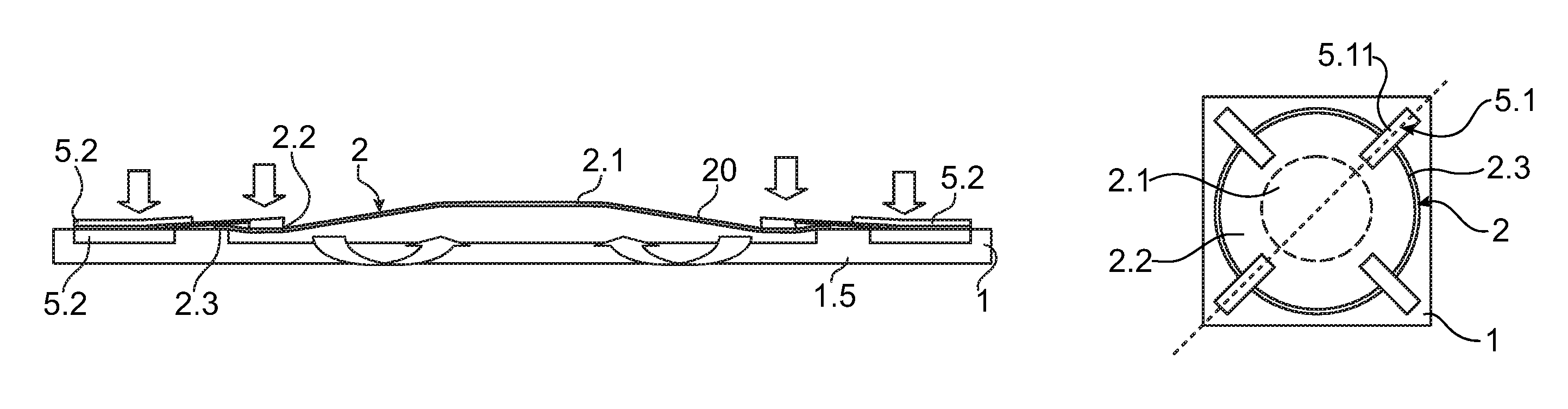 Membrane, especially for an optical device having a deformable membrane