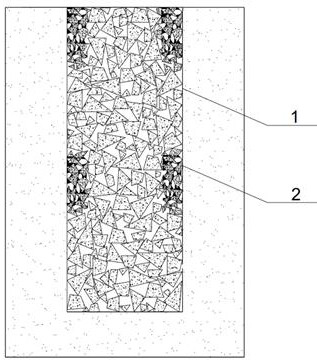 A Construction Technology of High Polymer Gravel Segment Wall Retaining Permeable Pile