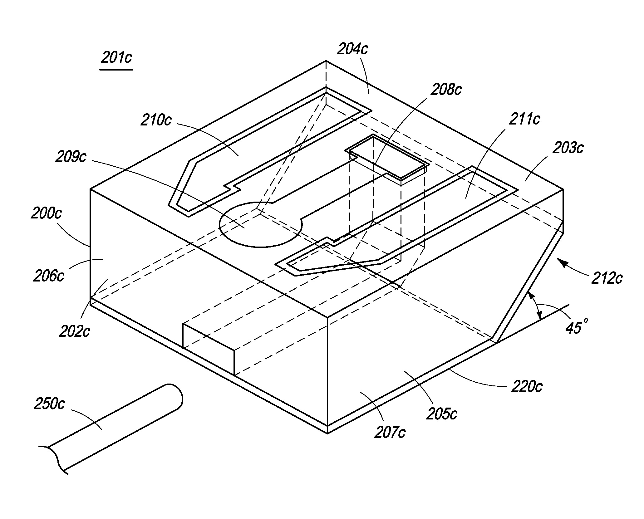 Edge illuminated photodiodes