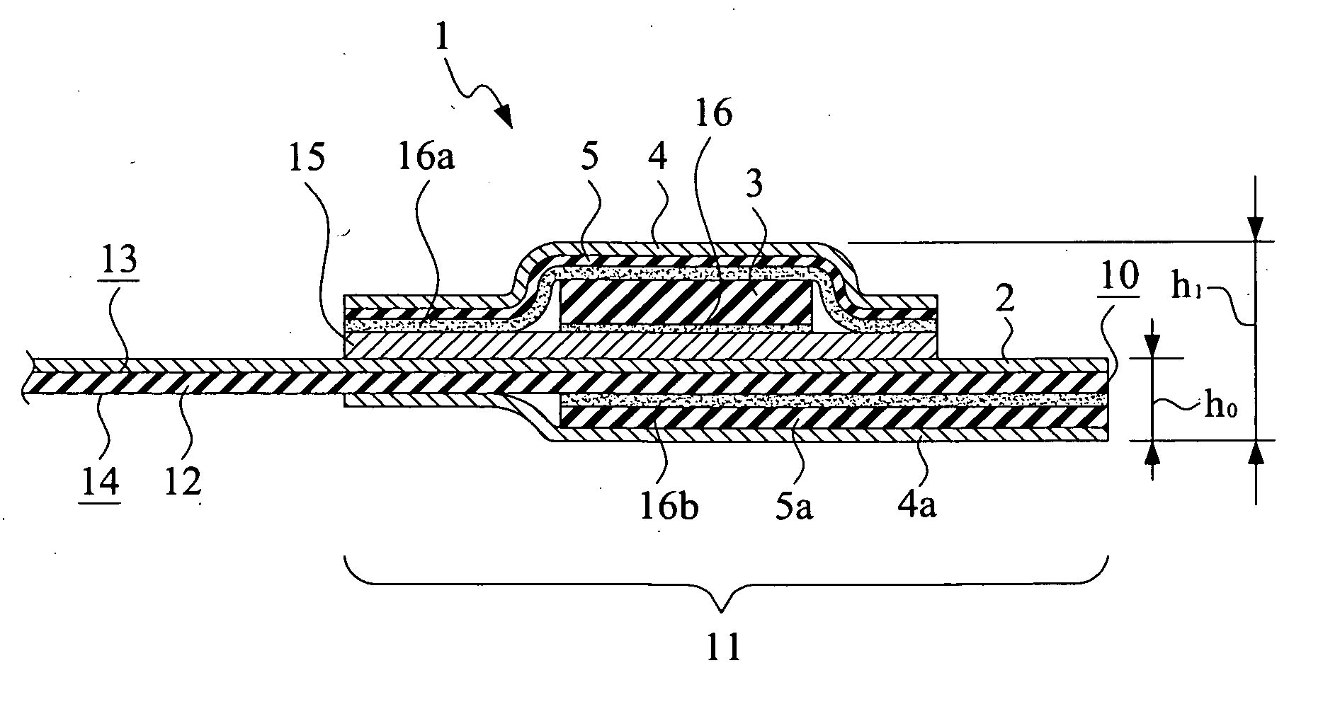 Flexible-circuit-board cable with positioning structure for insertion