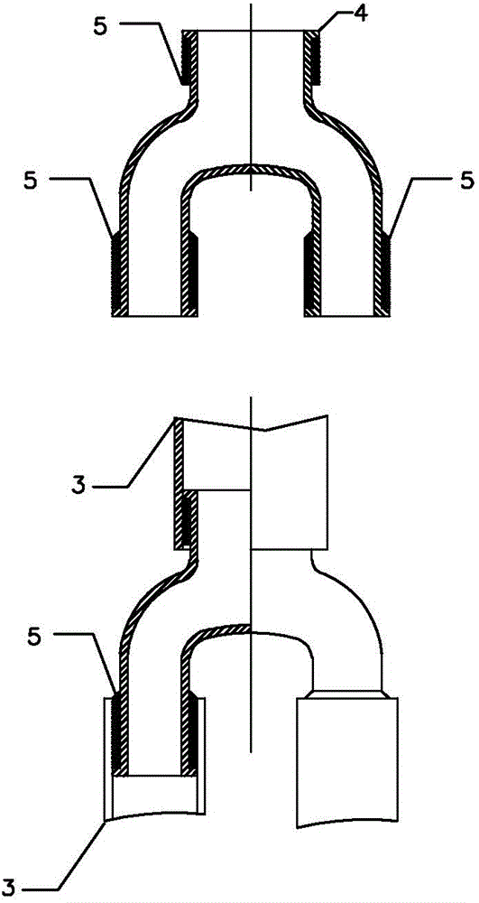 Tube connector with preset brazing filler metal