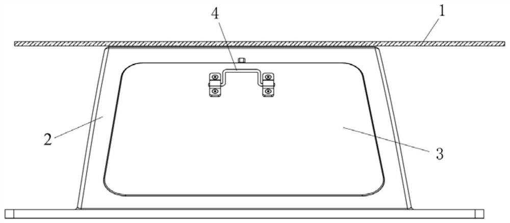 Forming method and forming tooling of a composite material c-shaped beam