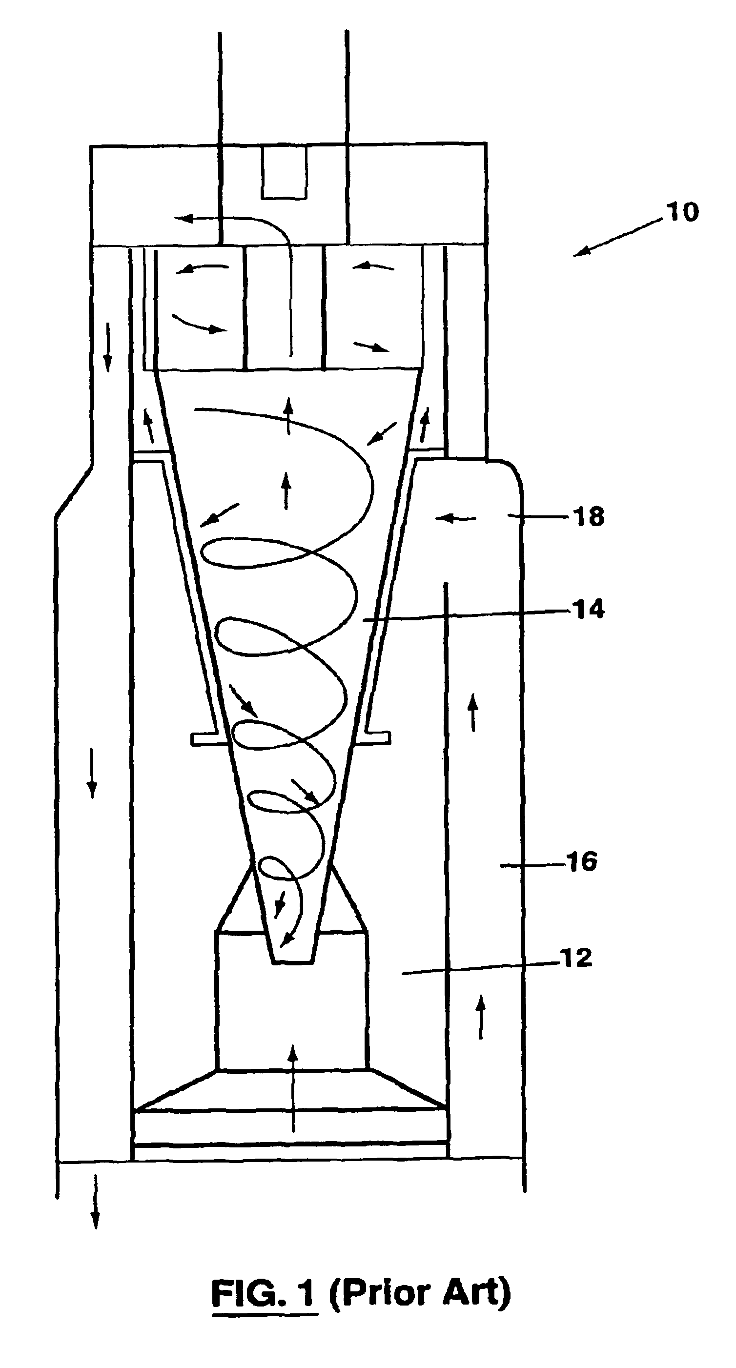Air flow passage for a vacuum cleaner