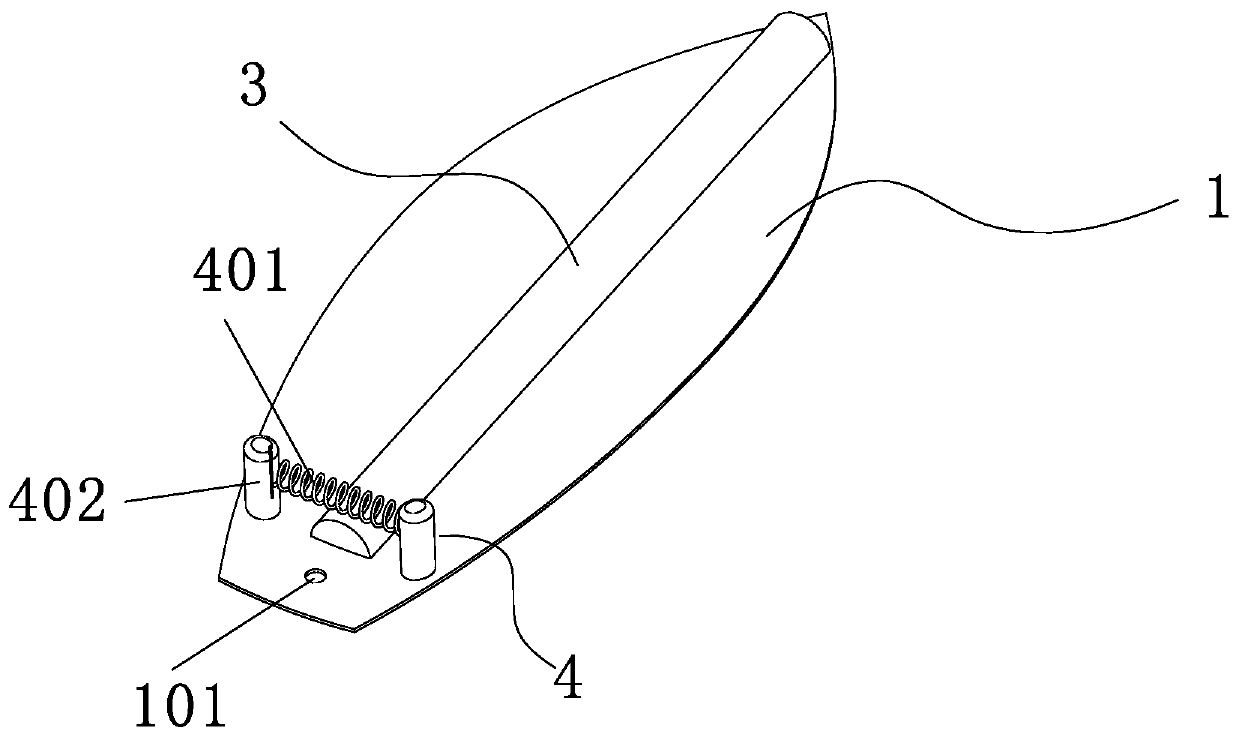 Bistable flexible machine gripper provided with bionic petal structure and manufacturing method of bistable flexible machine gripper