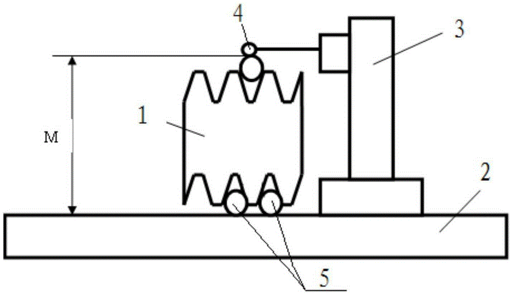 Method for measuring geometric parameters of large-diameter thread form