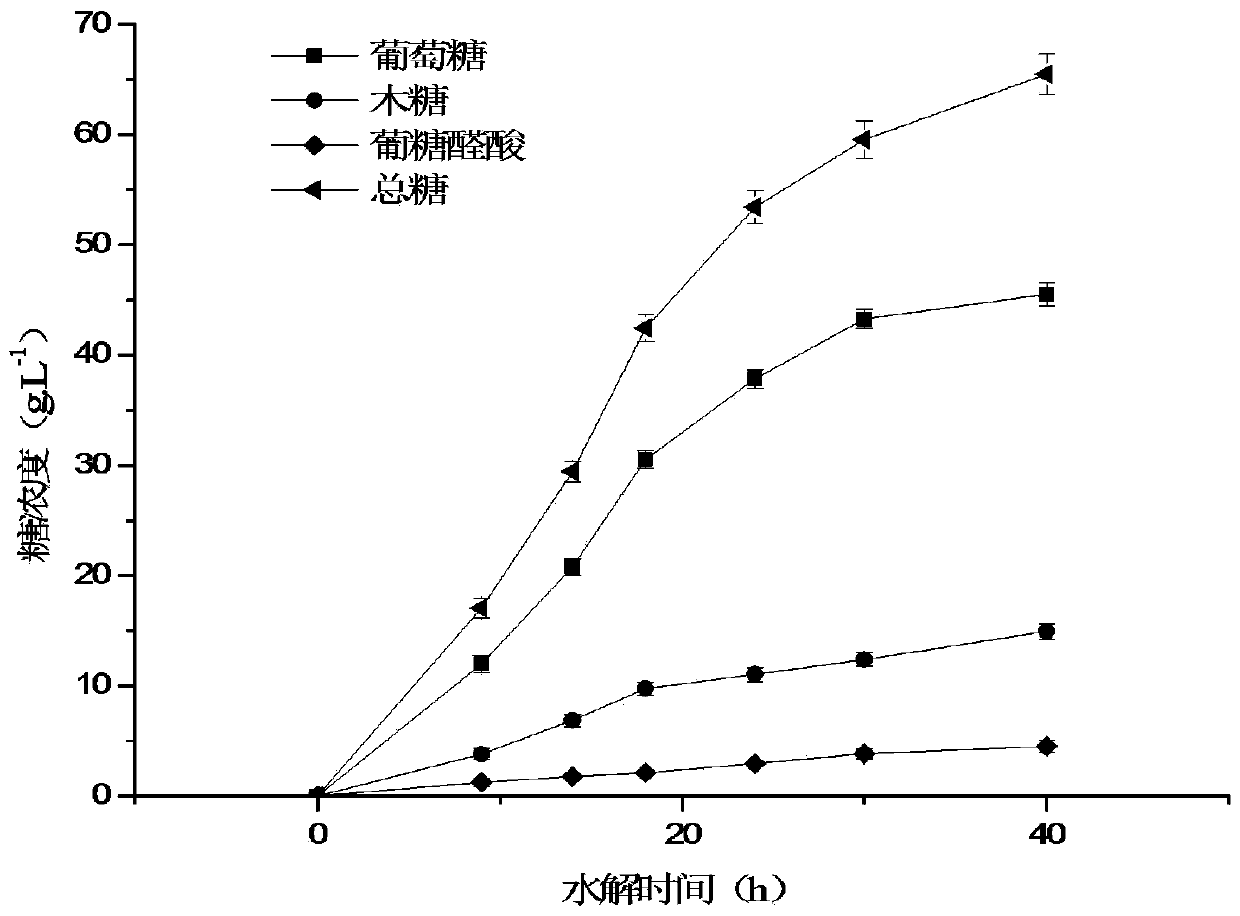 A method for producing succinic acid by fermenting bagasse raw material