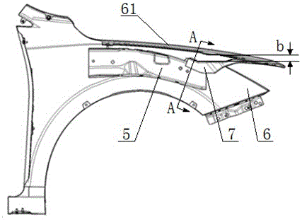 Fender mounting structure