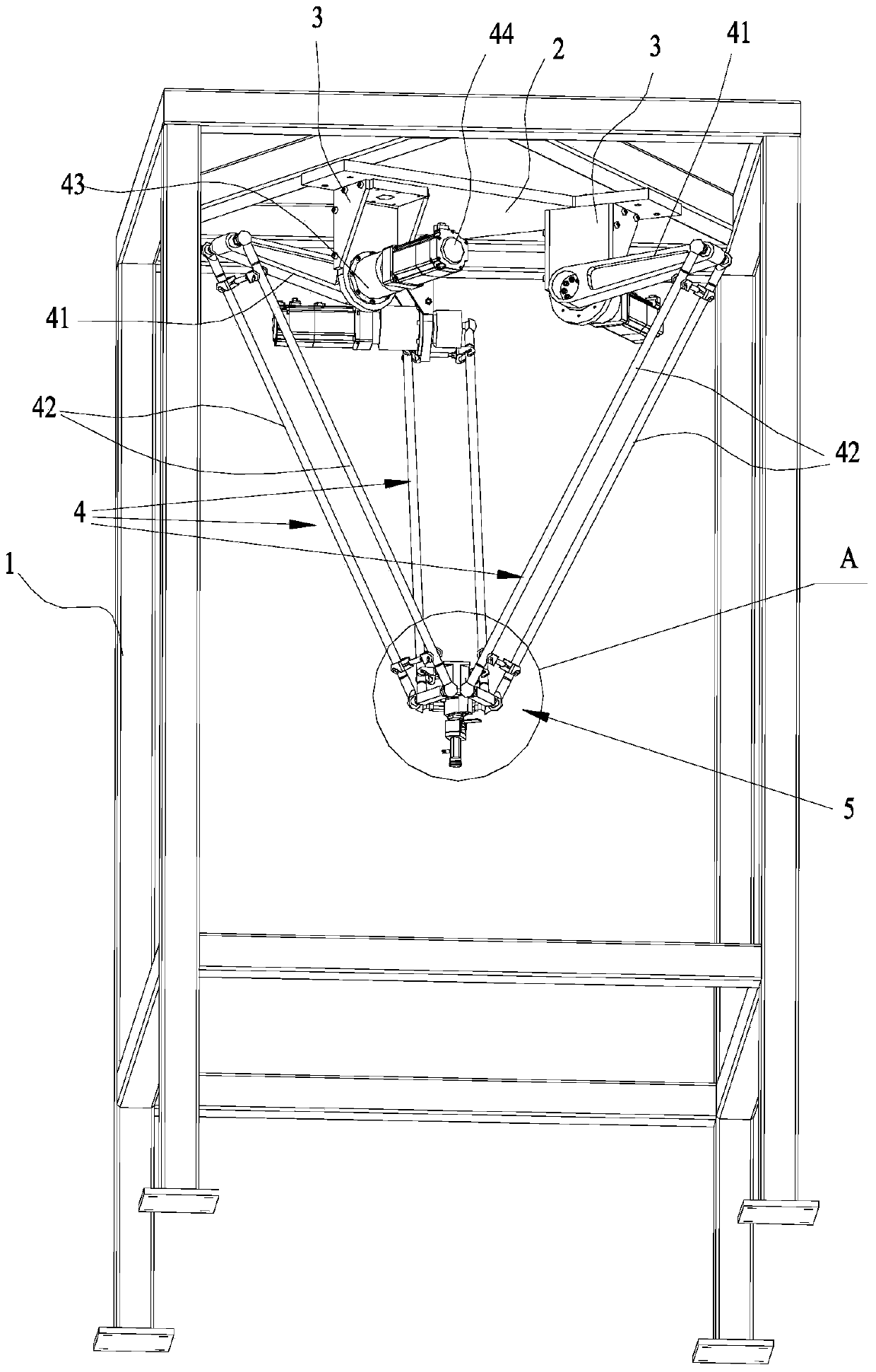 Parallel mechanism arm