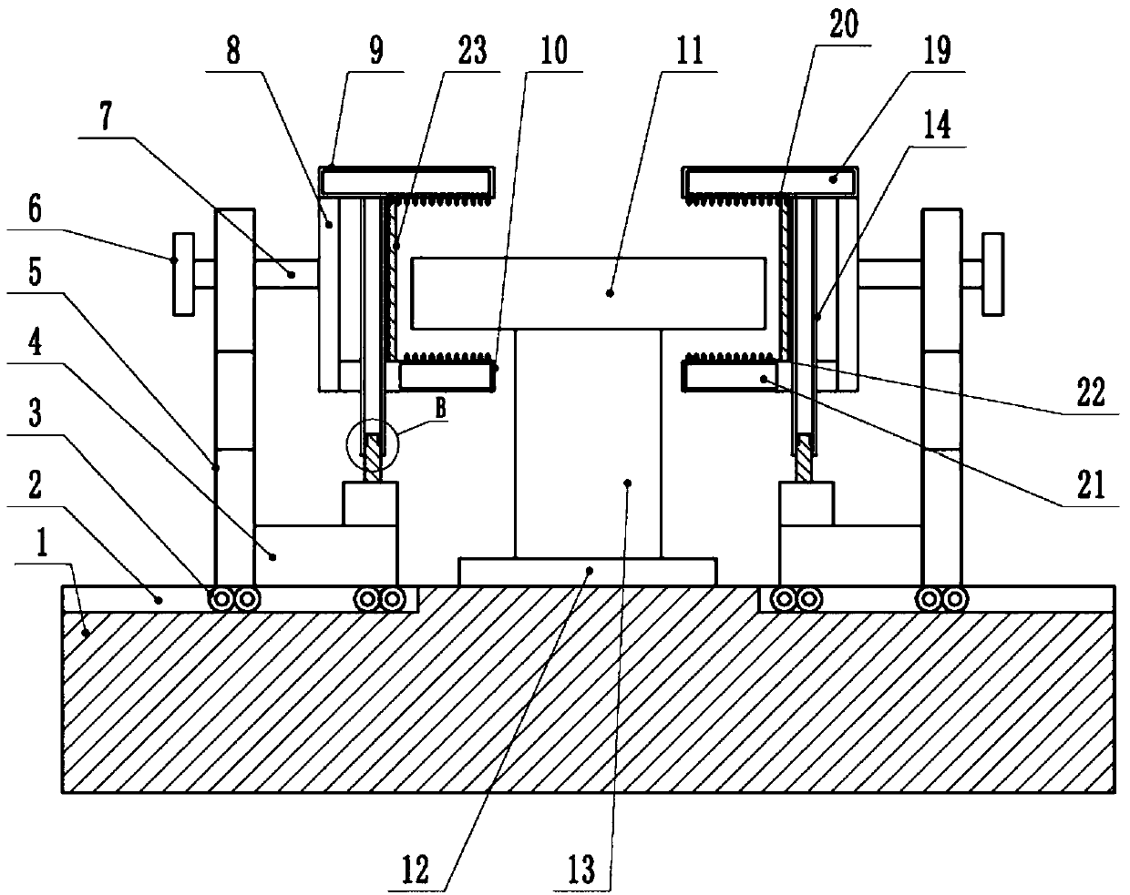 Automobile part detecting fixture device