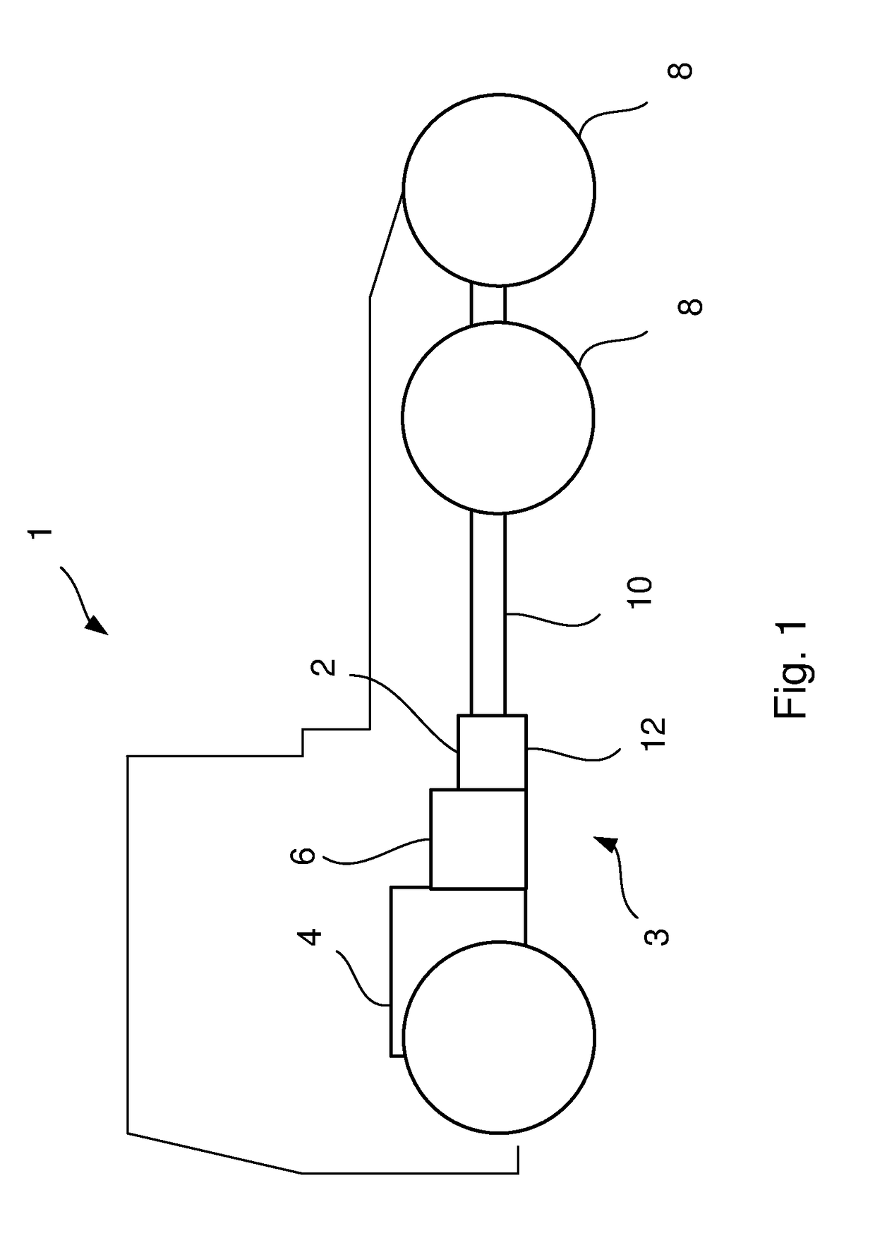 Gearbox for a vehicle and vehicle, comprising such a gearbox