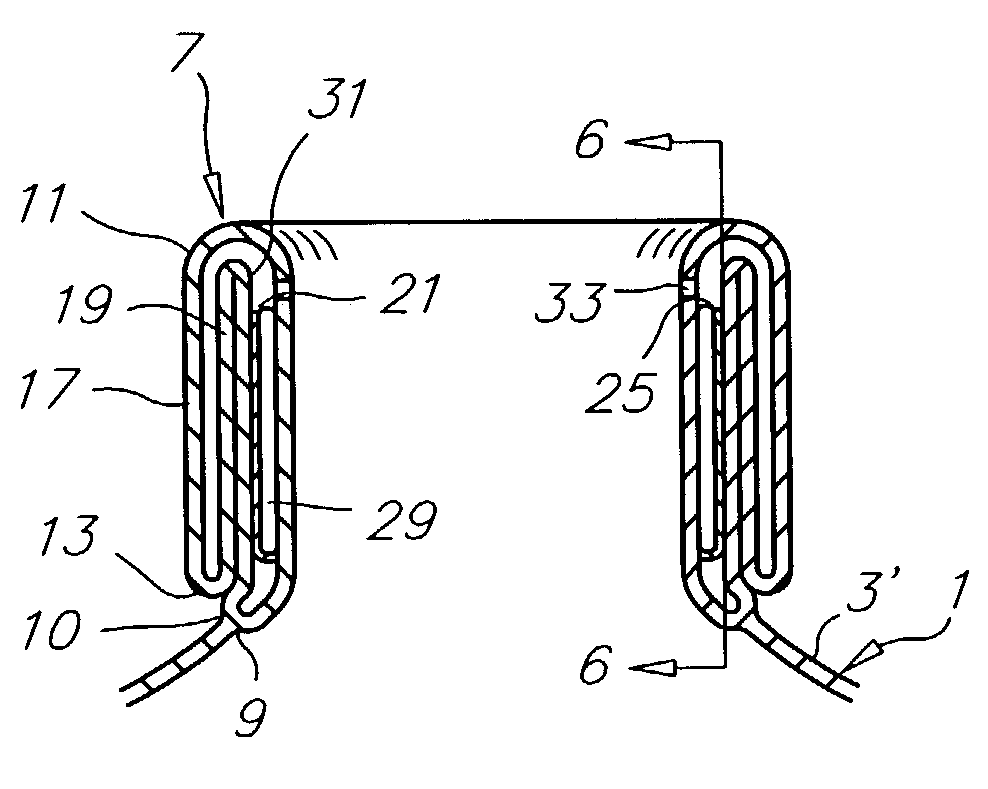 Necked garment having built-in receptacle for air activated heater