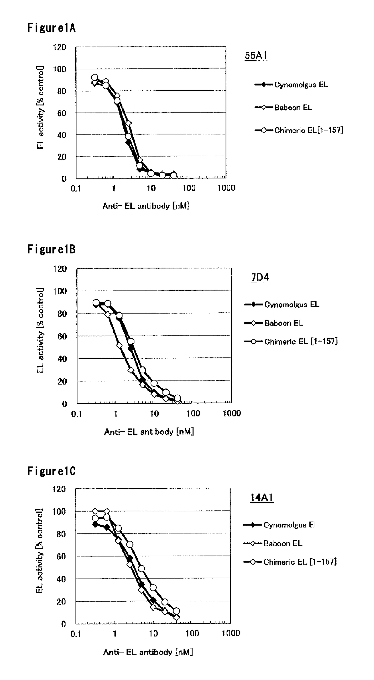 Monoclonal antibody, inhibiting the enzymatic activity of vascular endothelial lipase