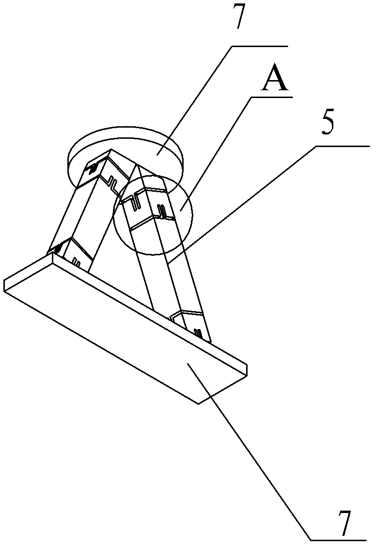 Flexible primary mirror supporting device