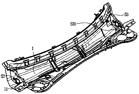 Automobile gutter channel assembly