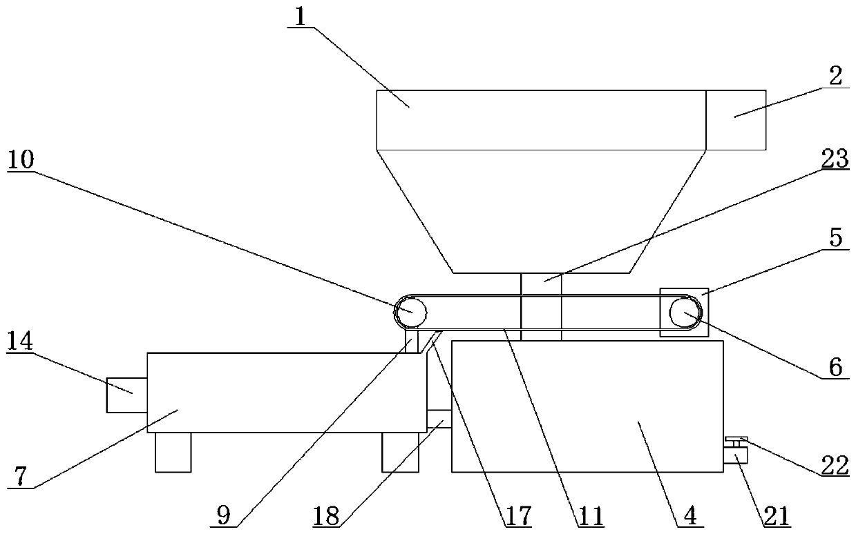 Kudzuvine root oral liquid squeezing and filtering device