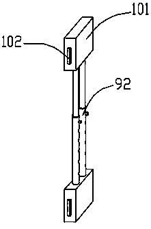 Combined battery cell bracket structure