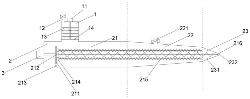 Double-screw puffing system based on feed production