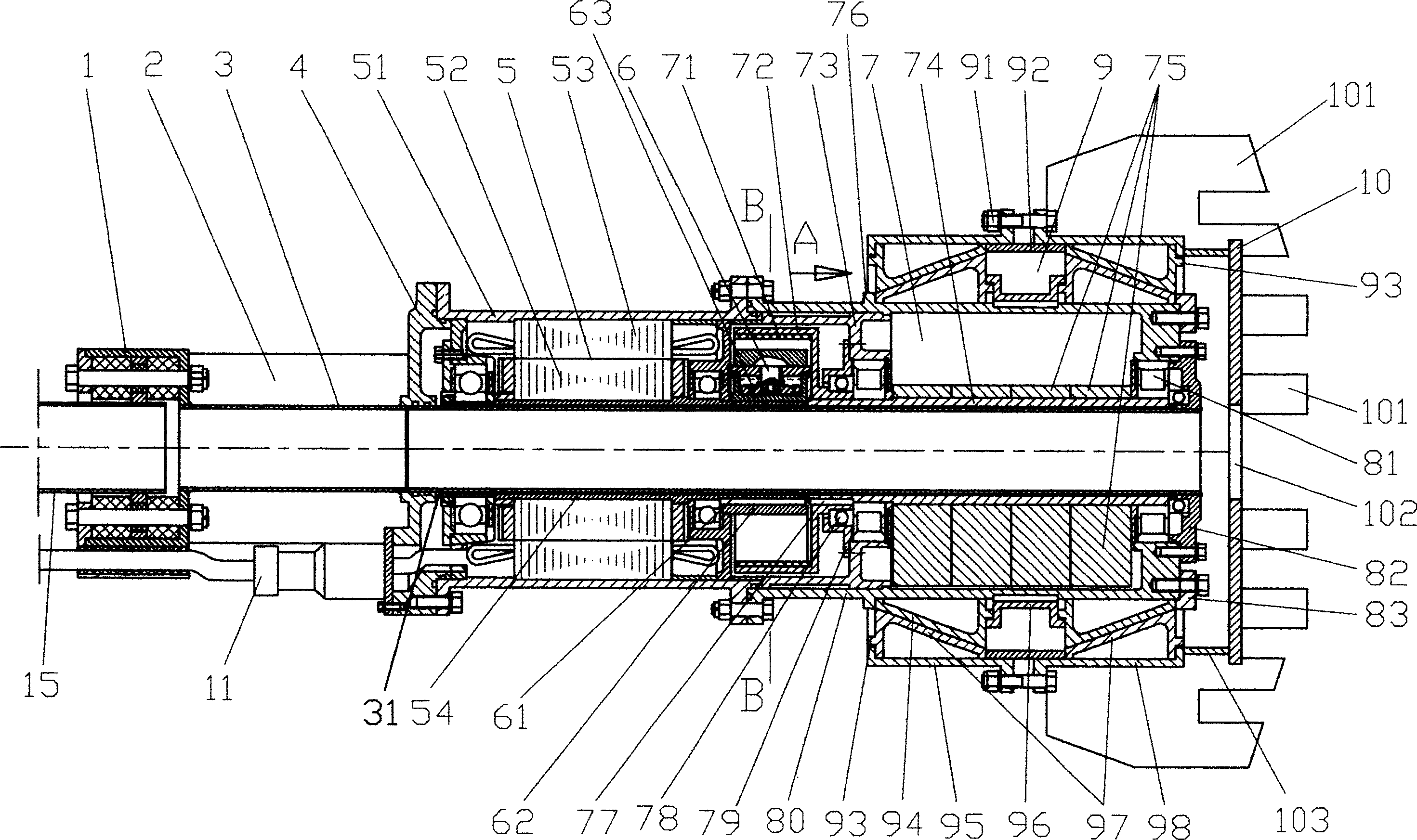 Dredging head in vibratin mode and application apparatus
